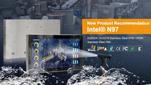 New Product Recommendation: Intel® Alder Lake-N N97 Stainless Steel Waterproof Panel PC Series